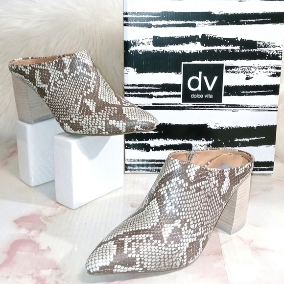 Dolce Vita Animal Print Heels Size 6.5 - Picture 1 of 8